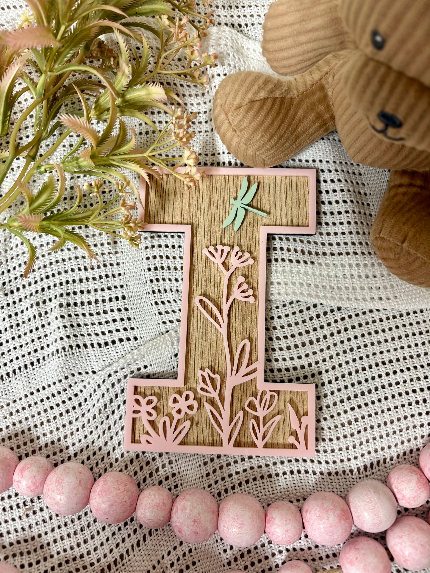 WILDFLOWER THEME LETTERS