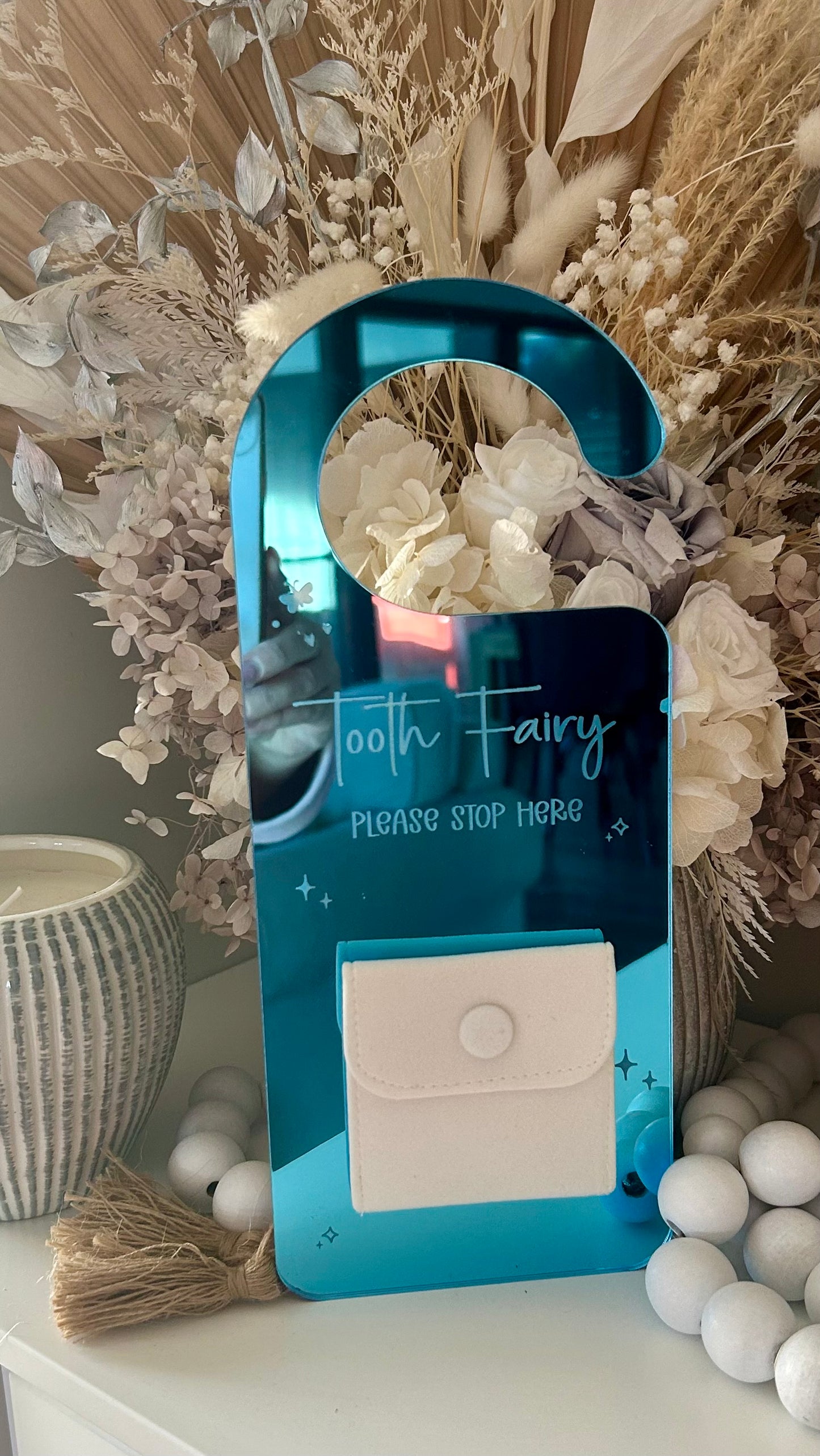 TOOTH FAIRY DOOR HANGER - FELT POCKET