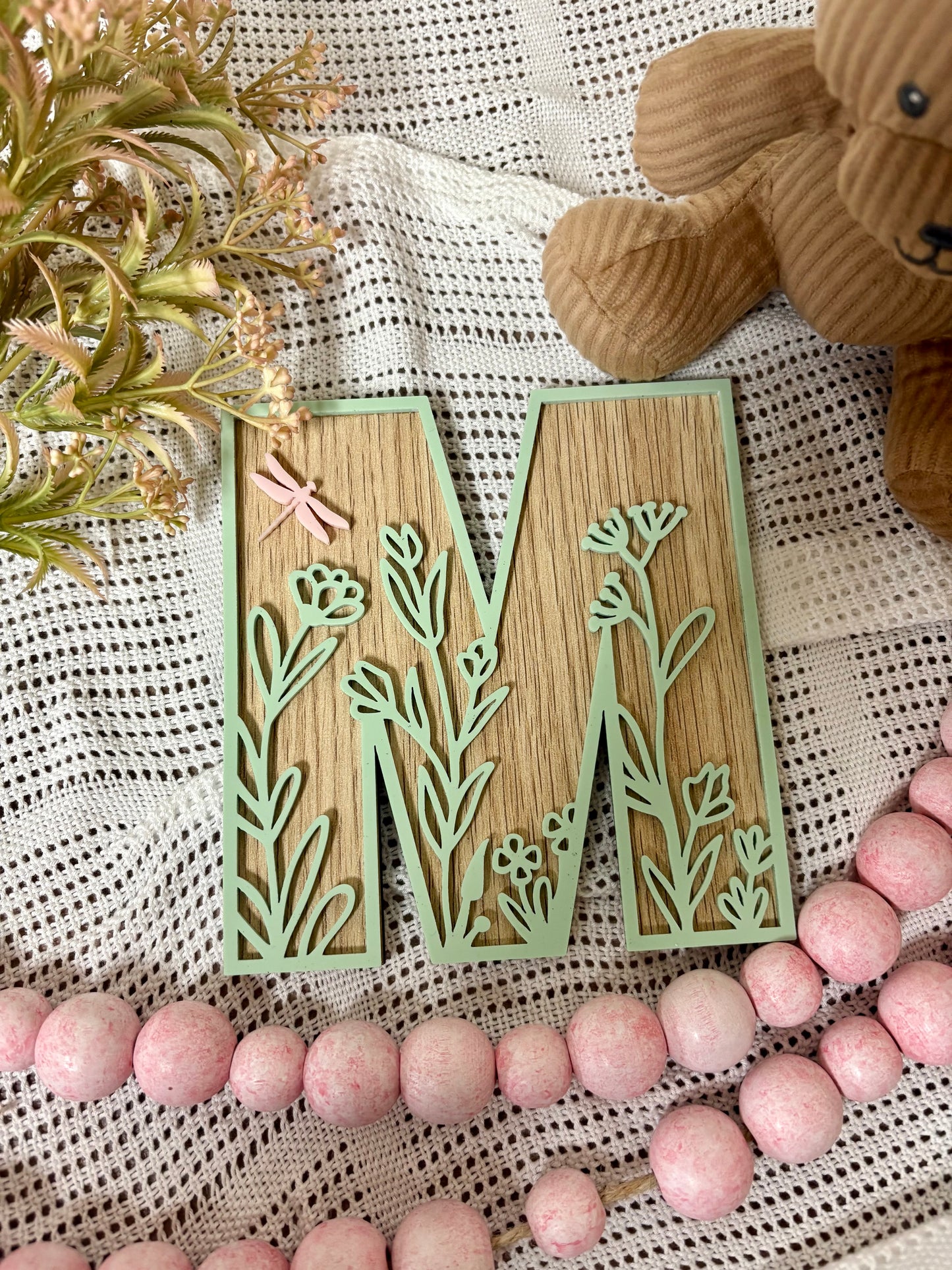 WILDFLOWER THEME LETTERS