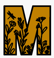 WILDFLOWER THEME LETTERS
