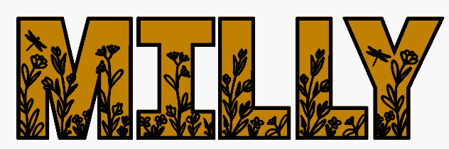 WILDFLOWER THEME LETTERS