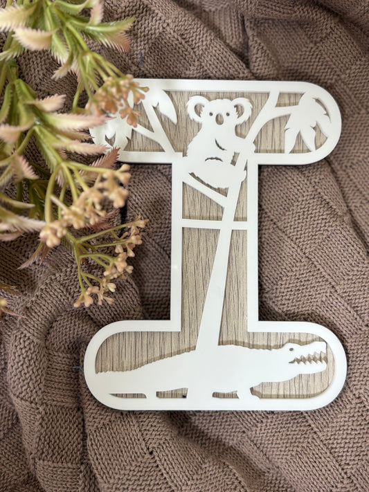 AUSSIE ANIMAL THEMED LAYERED LETTERS