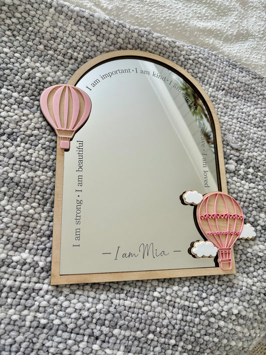 AFFIRMATION MIRROR - HOT AIR BALLOONS