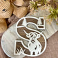 HIGHLAND COW THEMED LAYERED LETTERS
