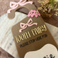 TOOTH FAIRY DOOR HANGER -  BOW THEME DROP BOX