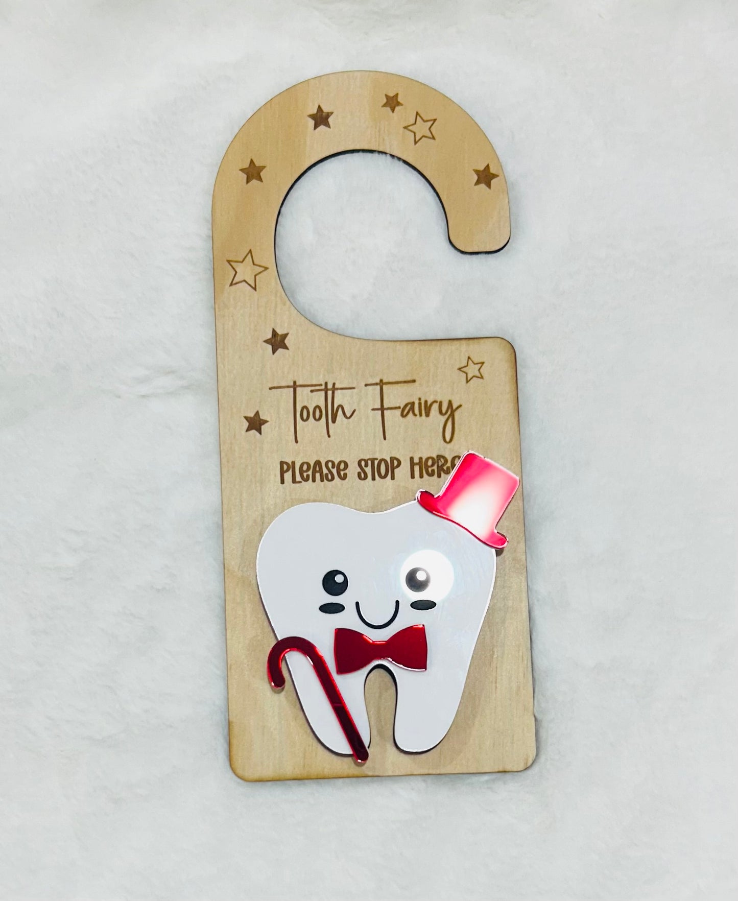 Tooth Fairy Door Hanger - Top Hat