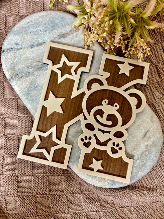 TEDDY BEAR THEME LETTERS