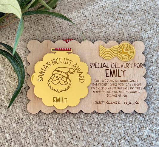 SANTA’S NICE LIST AWARD