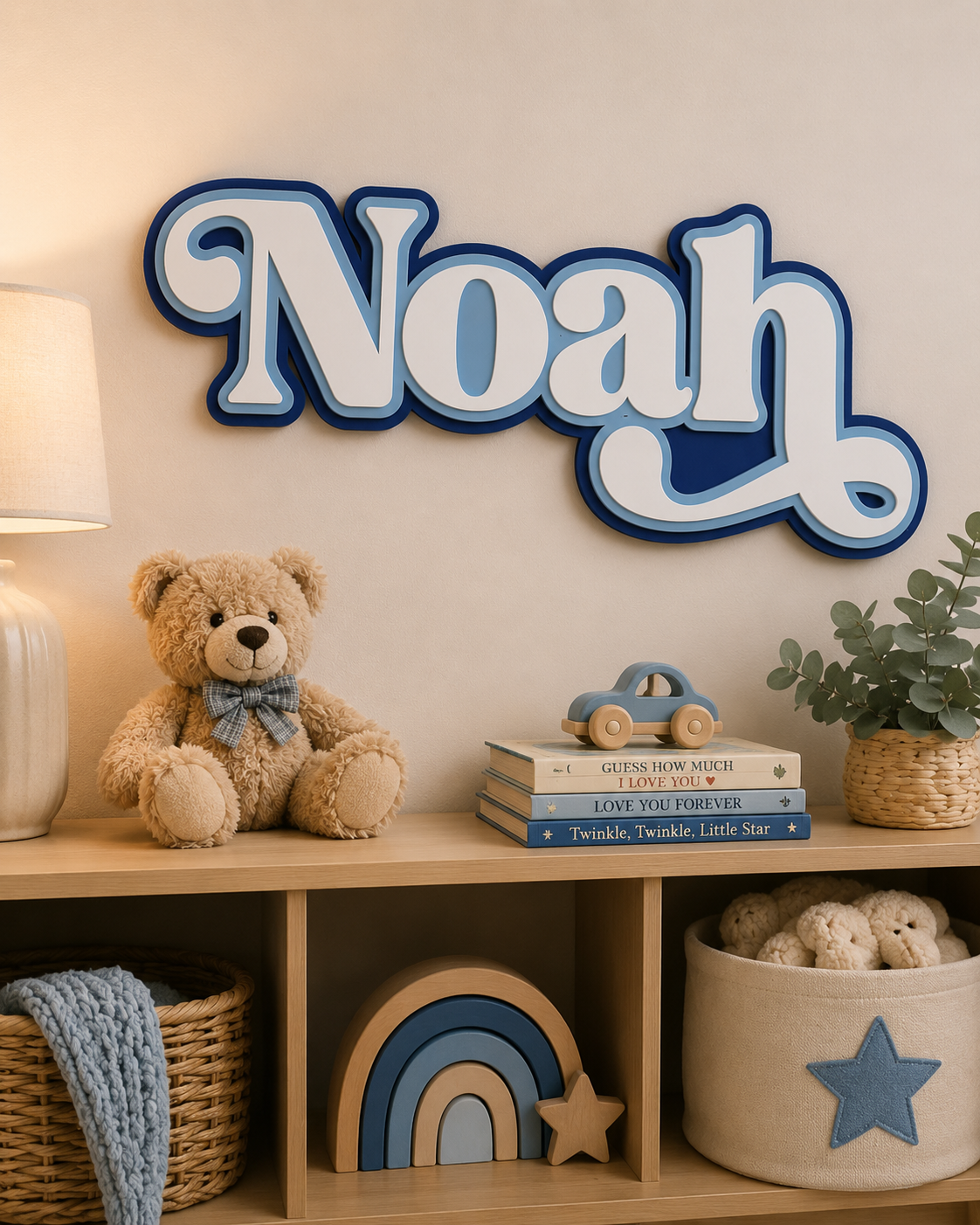Triple Layered Acrylic Name Plaque