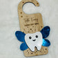 TOOTH FAIRY DOOR HANGER - FAIRY WINGS