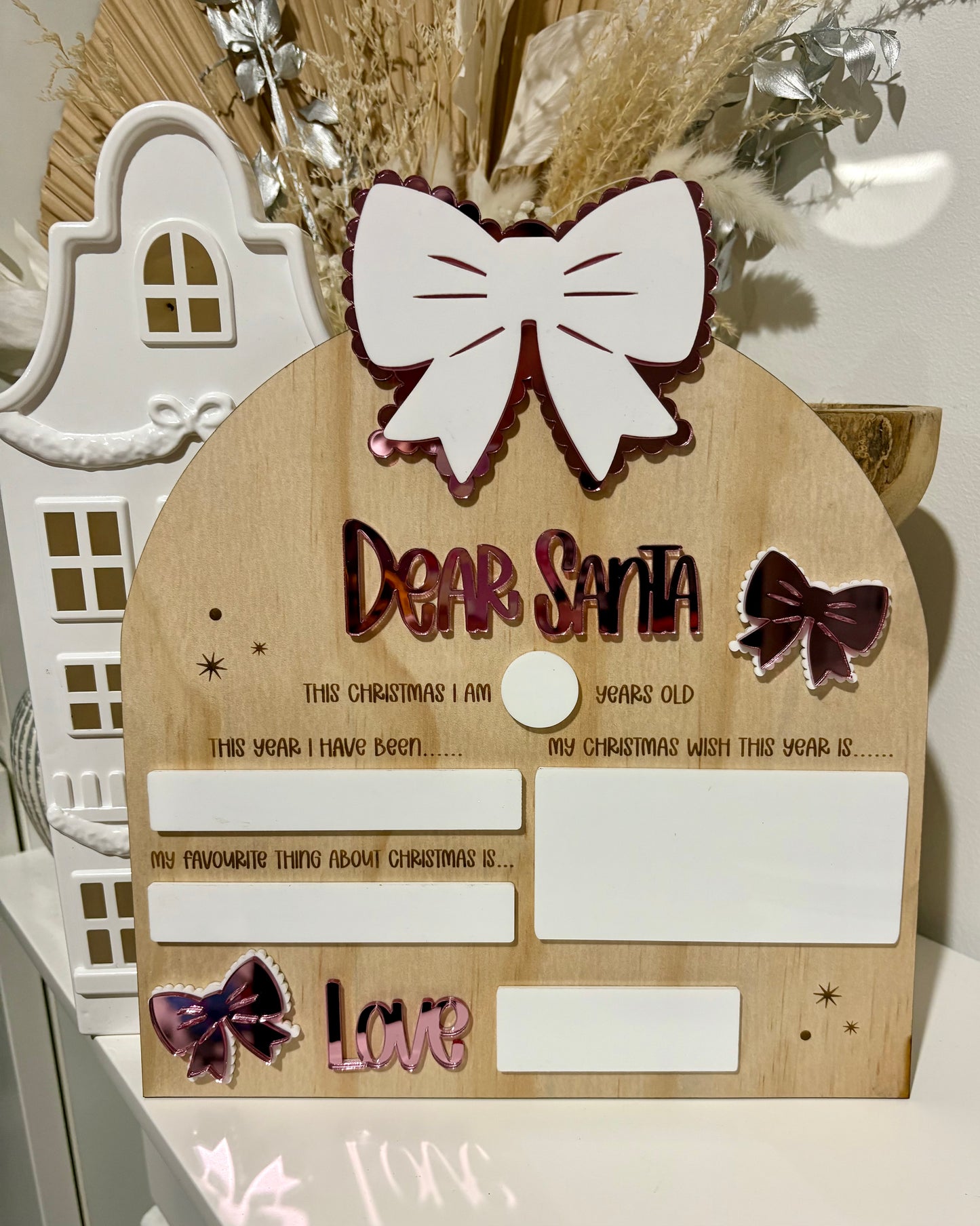 DEAR SANTA BOARD - BOWS & BOWS