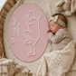 1:1 Scale Baby Birth Plaque | Personalised Newborn Keepsake | Full Size Birth Plaque | Baby Headband