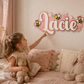 Triple Layered Name Plaque - Bees