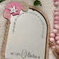 Personalised Affirmation Mirror – Seashell Themed