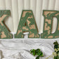 DINOSAUR THEMED LAYERED LETTERS