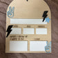 Lightning Bolt First & Last Day of School Board