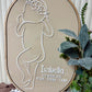 1:1 SCALE BABY PLAQUE - OVAL