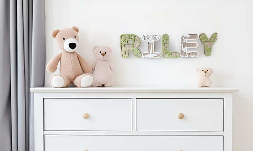 AUSSIE ANIMAL THEMED LAYERED LETTERS