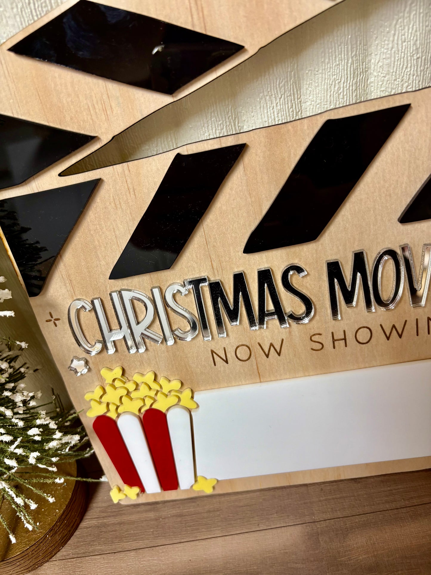 CHRISTMAS MOVIE NIGHT BOARD