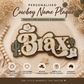 Triple Layered Name Plaque - Cowboy Theme