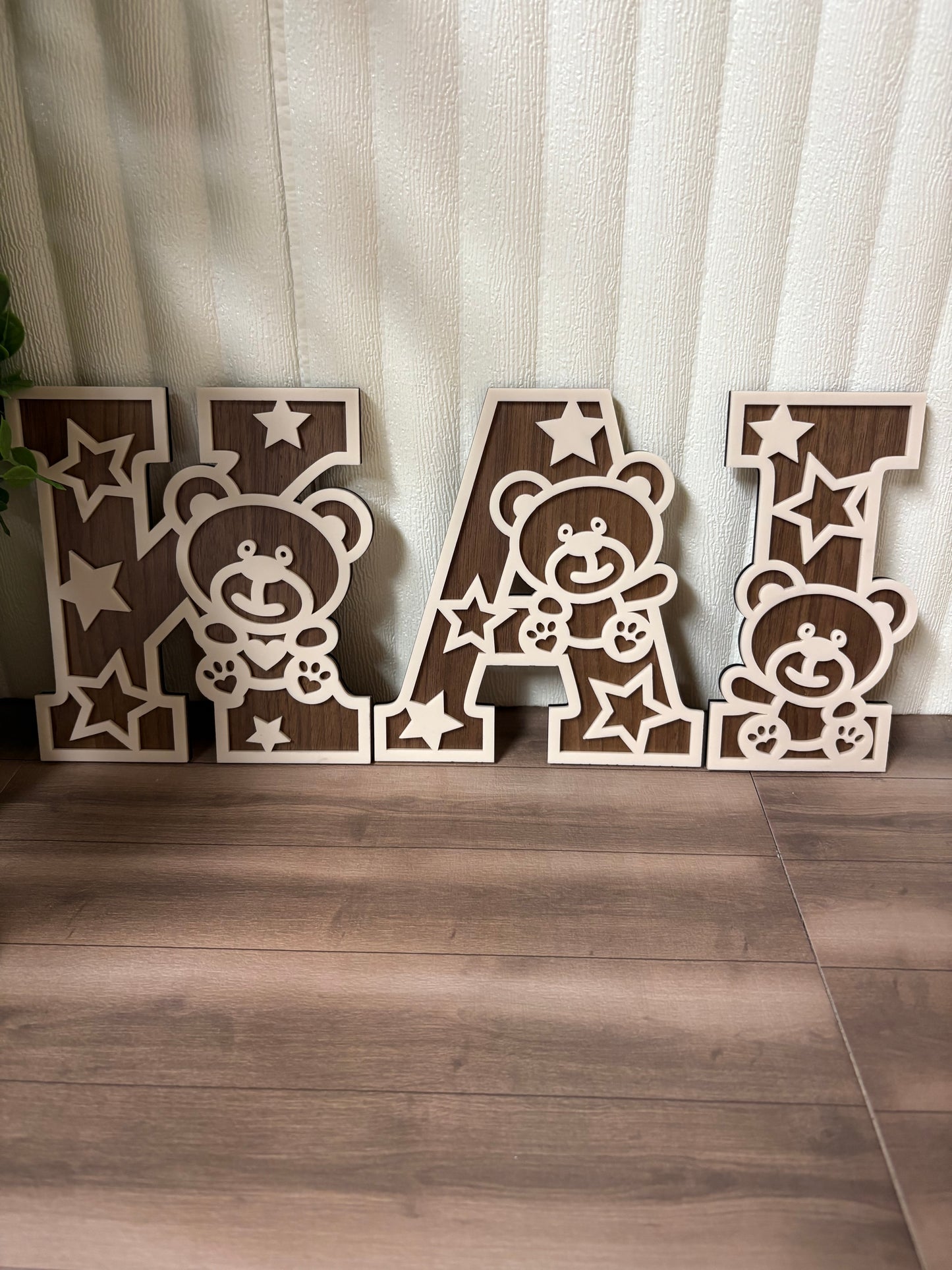 TEDDY BEAR THEME LETTERS