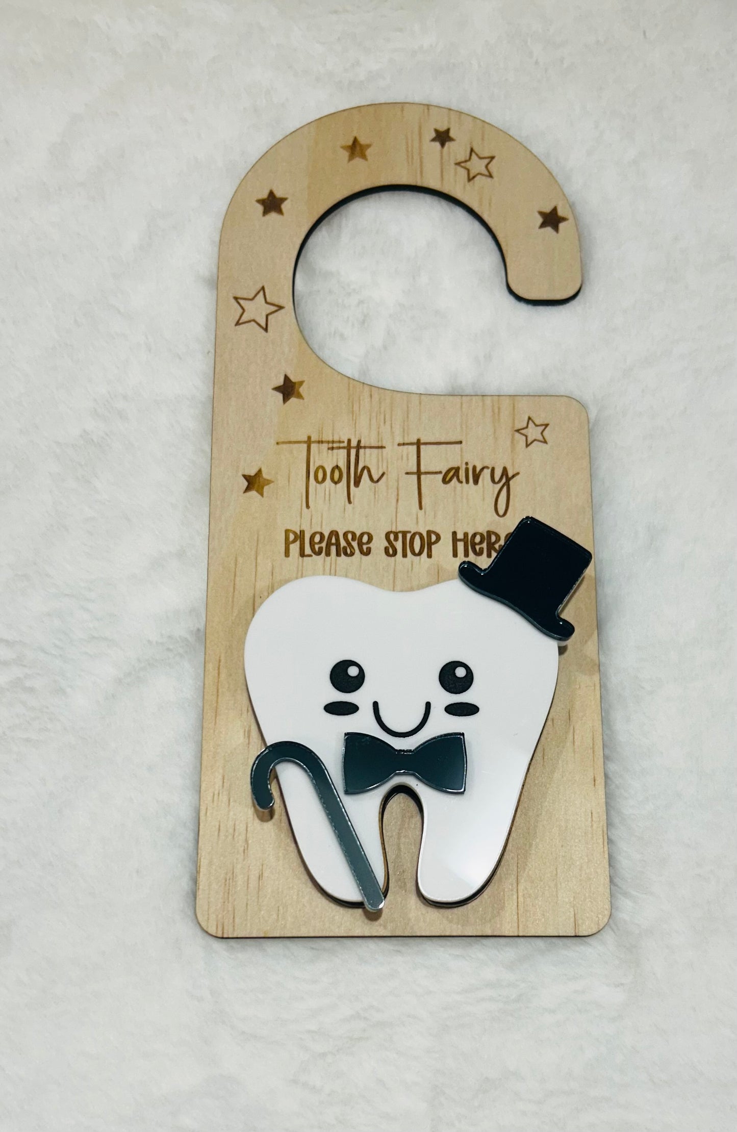 Tooth Fairy Door Hanger - Top Hat