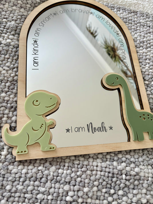 AFFIRMATION MIRROR - DINOSAUR