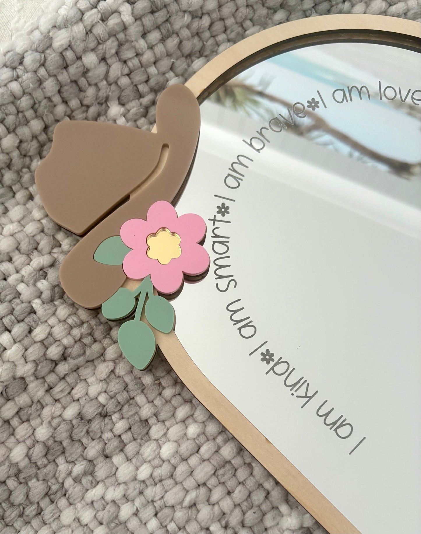 Personalised Affirmation Mirror – Cowgirl Themed