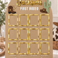 First Birthday Photo Board | Western Theme Birthday Board