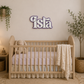 Triple Layered Acrylic Name Plaque - Retro Font