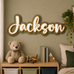 Triple Layered Acrylic Name Plaque - Cursive Font