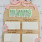 Personalised Mother’s Day Keepsake Board | Mummy Memory Board | Laser Engraved Gift for Mum