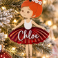 Personalised Christmas Fairy Ballerina Ornament