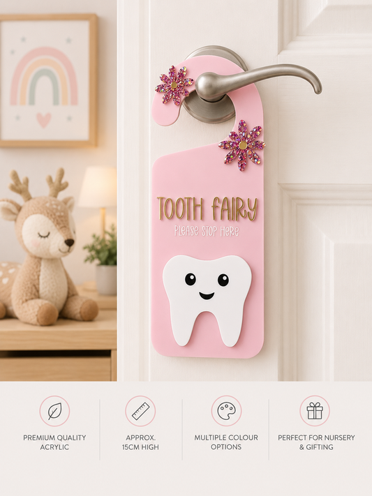 Tooth Fairy Door Hanger – Daisy Theme