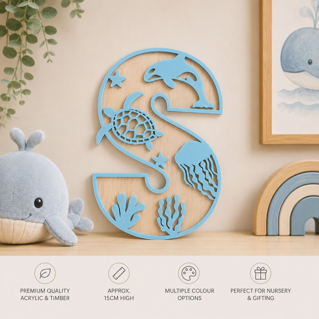 Under the Sea Themed Letters