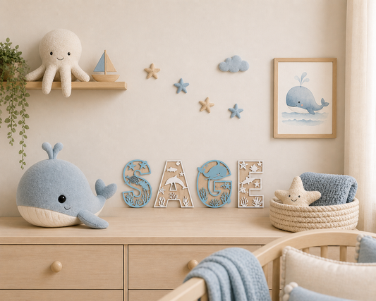 Under the Sea Themed Letters