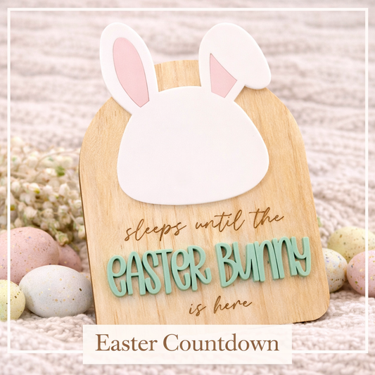 Easter Bunny Countdown Board – Sleeps Until Easter Bunny
