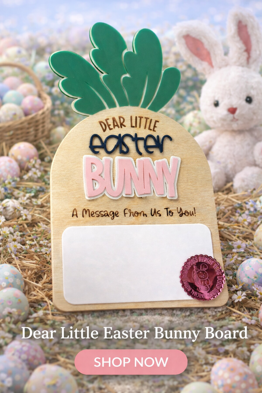Dear Little Easter Bunny – Personalised Message Board