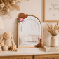 Personalised Cowgirl Themed Affirmation Mirror | Laser Engraved Nursery Bedroom Decor