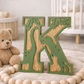 Personalised Wooden Dinosaur Letter – Nursery Wall Decor