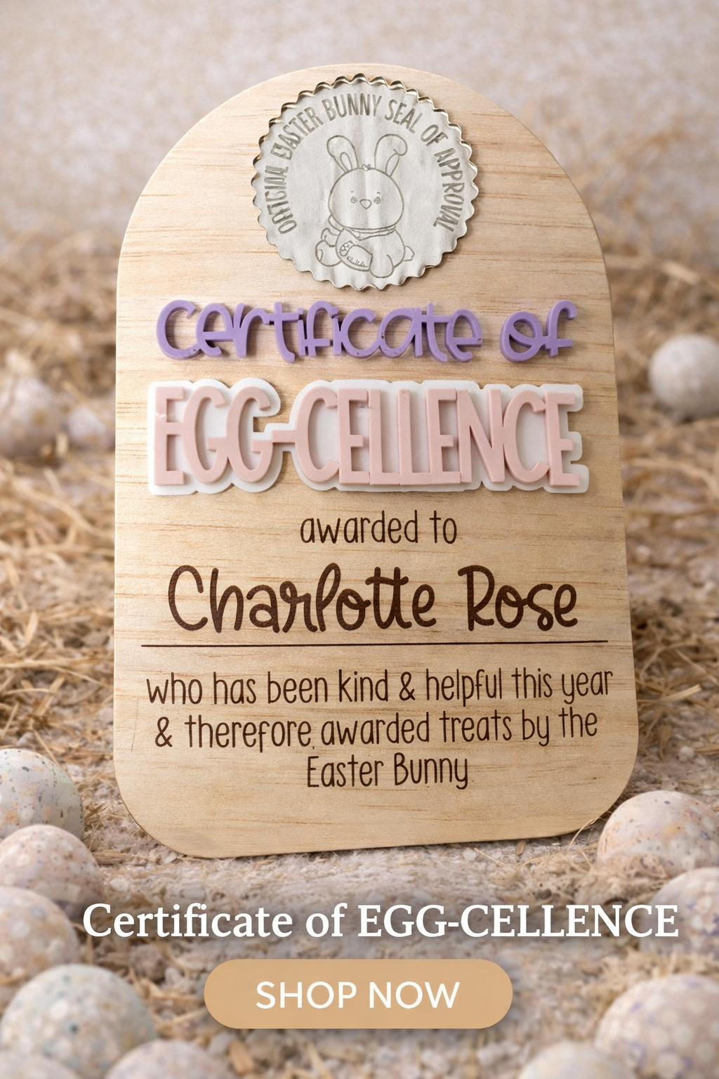 Certificate of EGG-CELLENCE