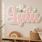 Triple Layered Name Plaque - Hot Air Balloon