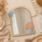 Personalised Mermaid Themed Affirmation Mirror | Laser Engraved Nursery Bedroom Decor