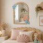 Personalised Mermaid Affirmation Mirror | Laser Engraved Nursery Bedroom Decor