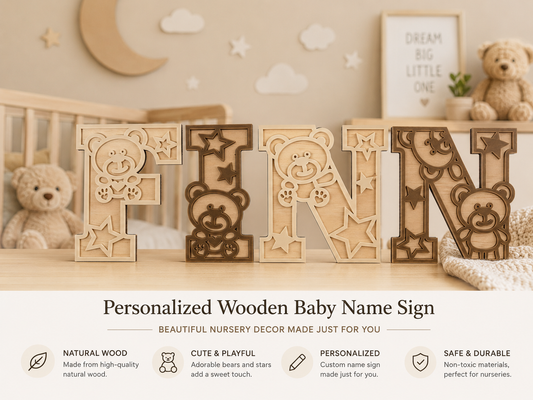 TEDDY BEAR THEME LETTERS