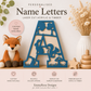 WOODLAND ANIMALS LAYERED LETTERS